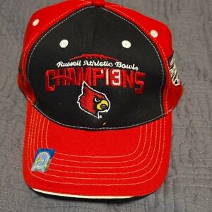 Russell Athletic Red and Black Champions Cap